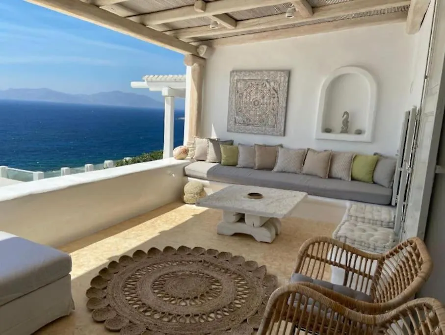 Amazing Sea View Villa By Calypso Sunset Villas Mykonos Town 0*,