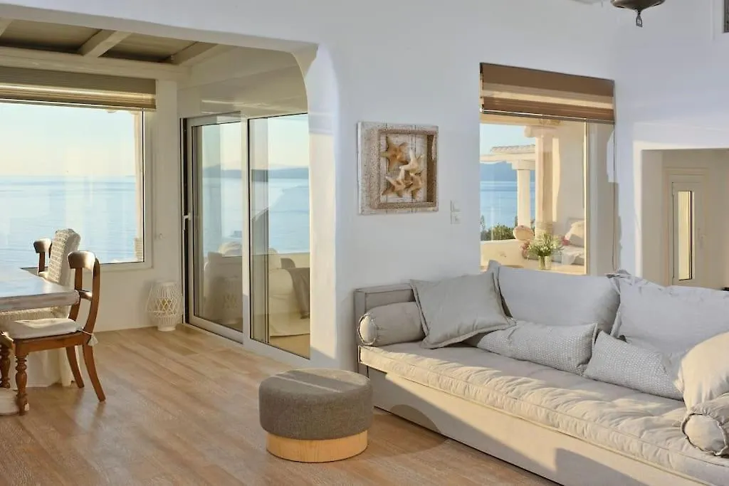 Amazing Sea View Villa By Calypso Sunset Villas Mykonos Town Řecko