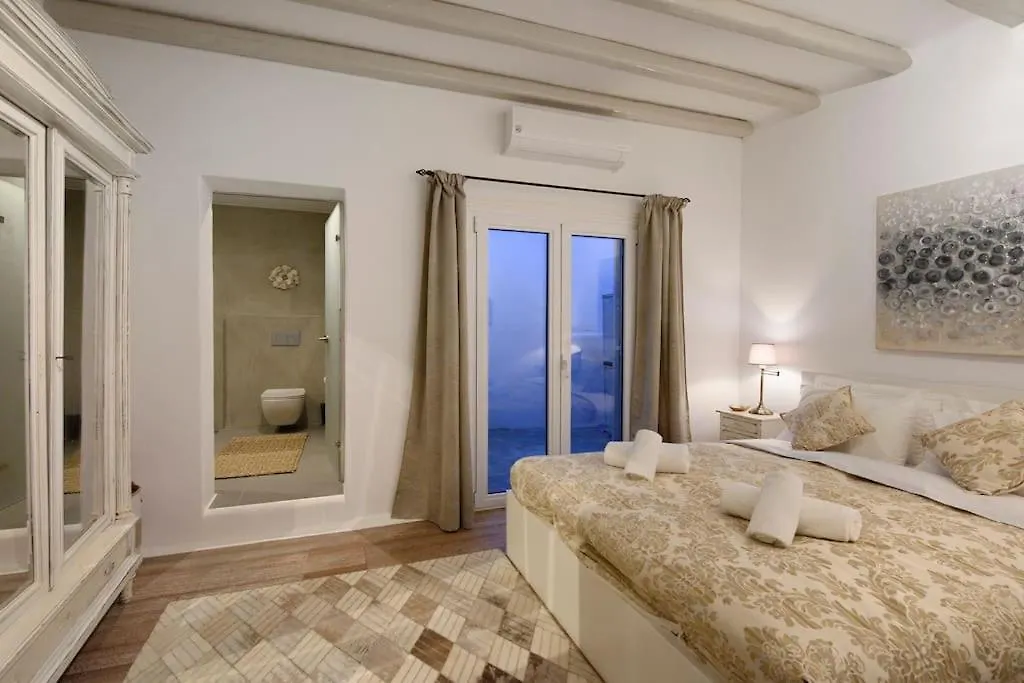 Amazing Sea View Villa By Calypso Sunset Villas Mykonos Town Řecko
