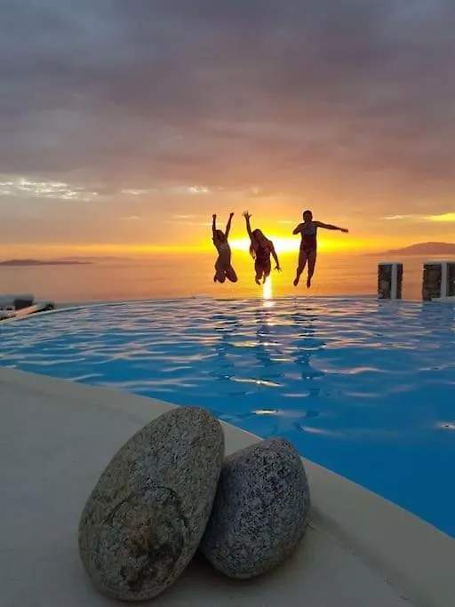 Amazing Sea View Villa By Calypso Sunset Villas Mykonos Town