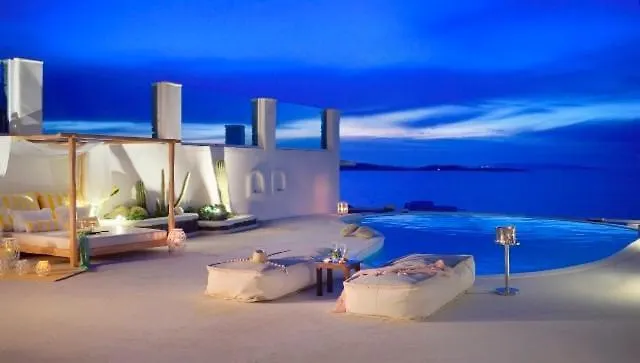 Amazing Sea View Villa By Calypso Sunset Villas Mykonos Town Řecko