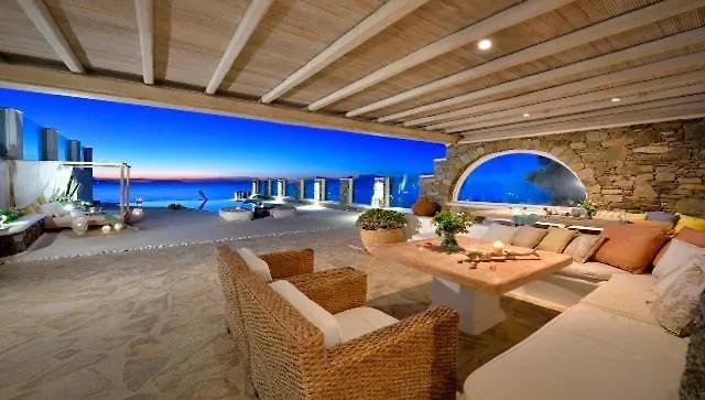 Amazing Sea View Villa By Calypso Sunset Villas Mykonos Town