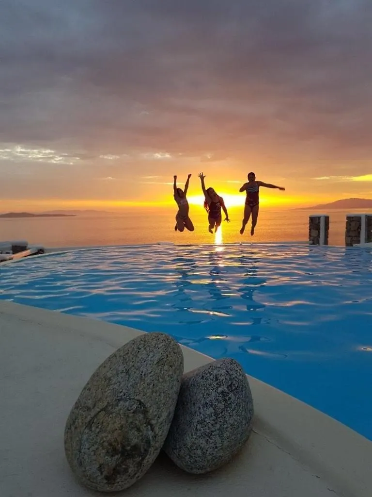 Amazing Sea View Villa By Calypso Sunset Villas Mykonos Town