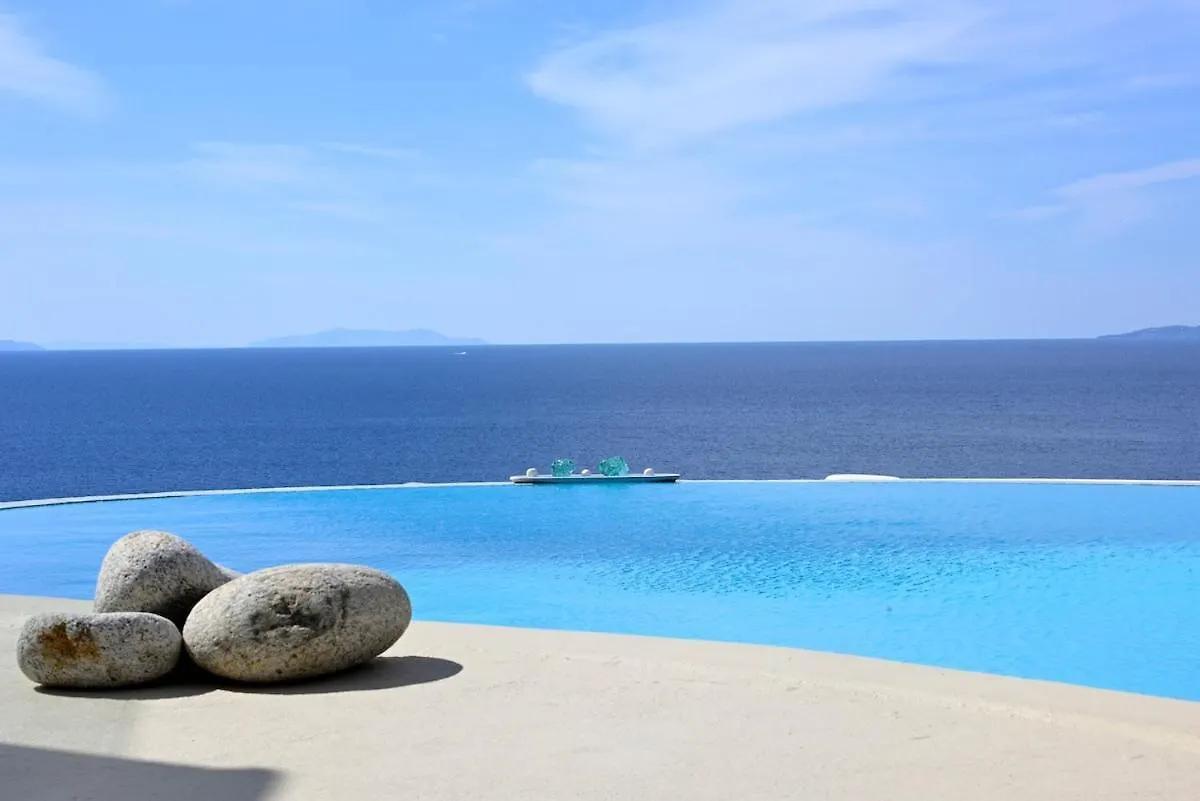 Amazing Sea View Villa By Calypso Sunset Villas Mykonos Town Řecko