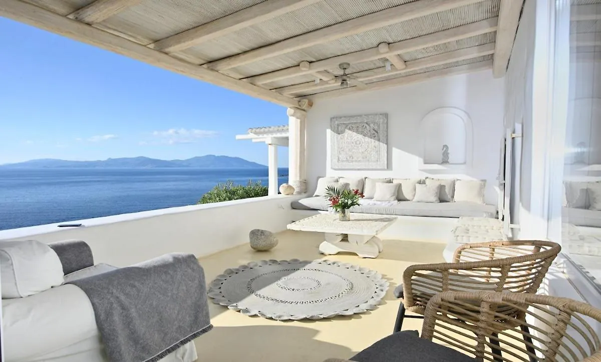 Amazing Sea View Villa By Calypso Sunset Villas Mykonos Town Řecko